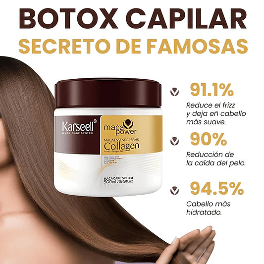 DUO PERFECTO KARSEELL – Mascarilla Capilar + Shampoo Original (500 ml c/u)